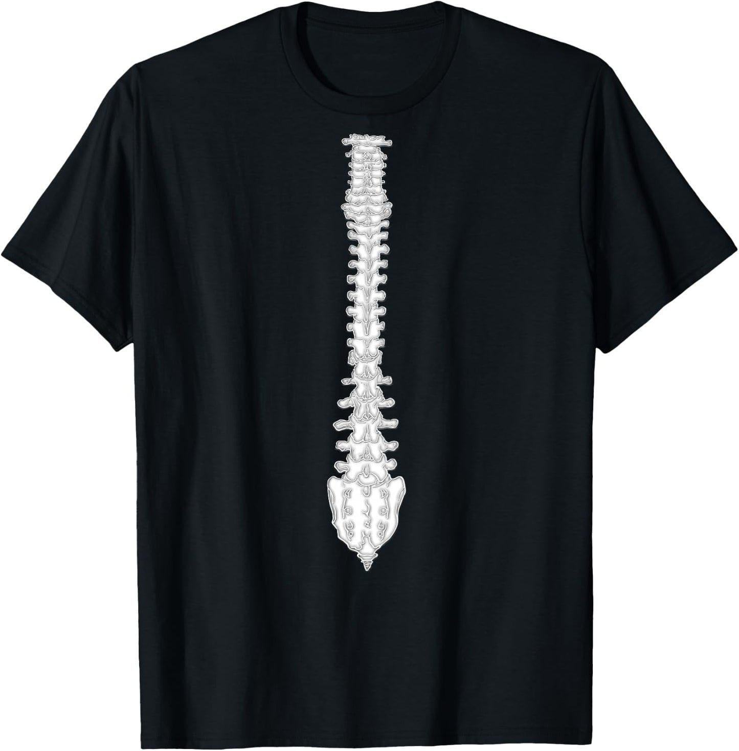 Chiropractor Spine | (Image Is On Back) T Shirt T-Shirt - T-Shirt | Black