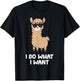 Alpaca - I Do What I Want T-Shirt - T-Shirt | Black