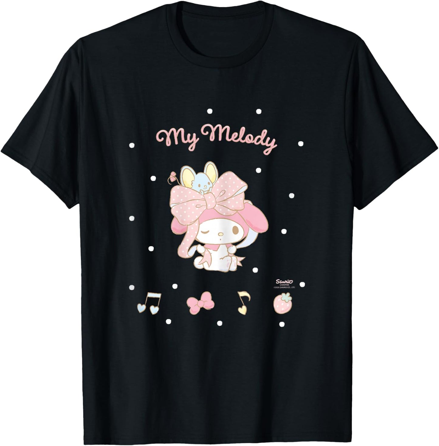 Hello Kitty - My Melody Precious Girl T-Shirt - T-Shirt | Black