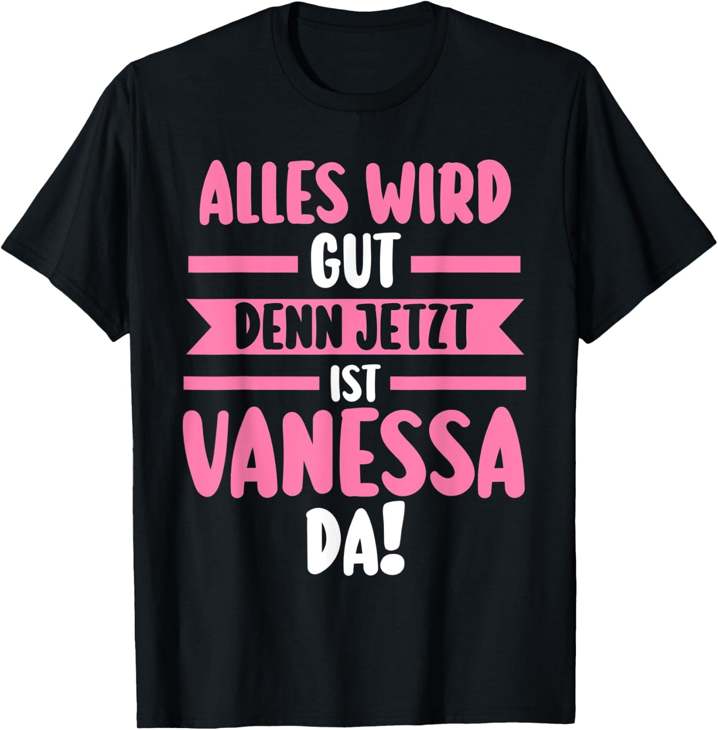 Vanessa T-Shirt - T-Shirt | Black