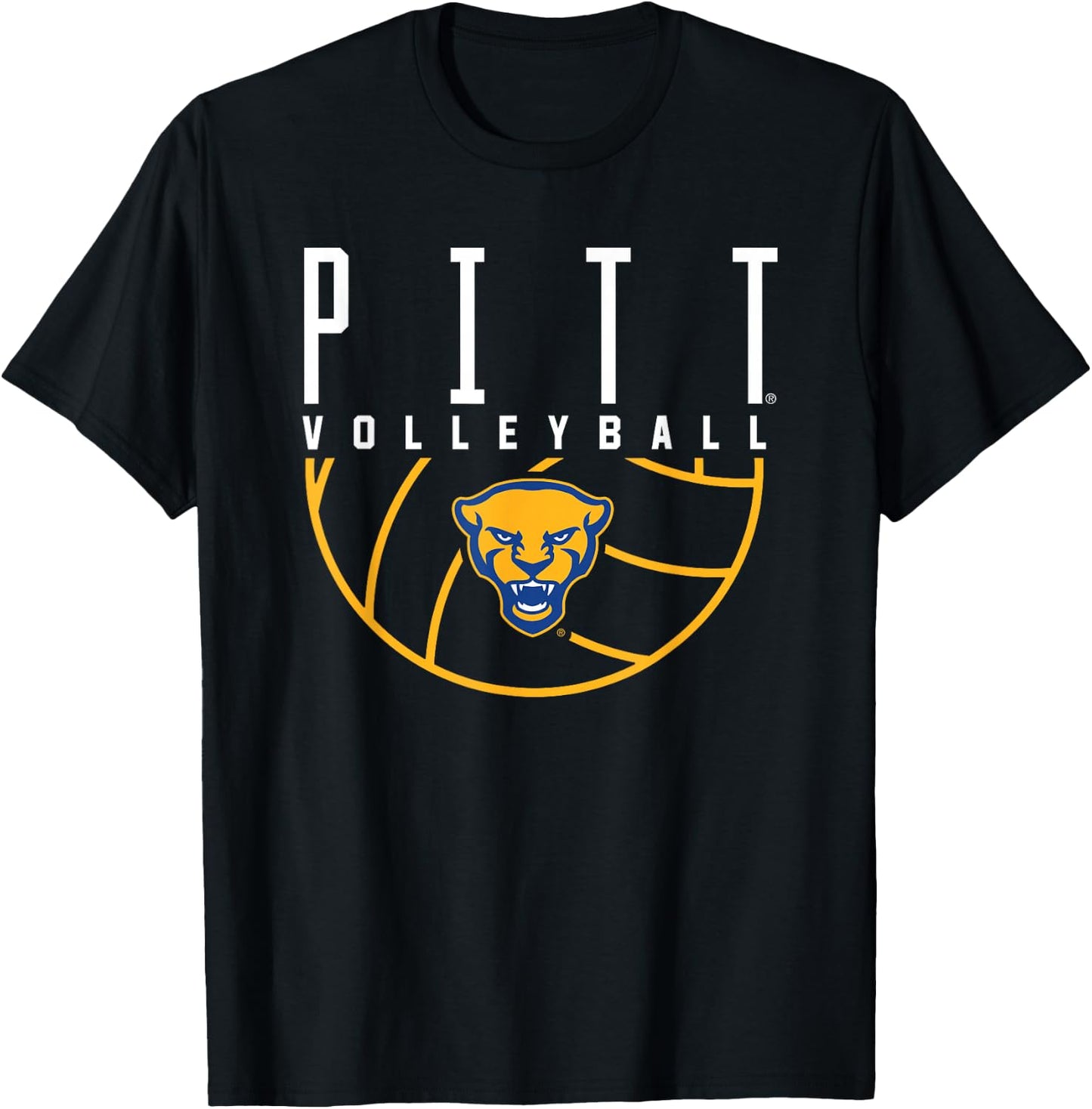 University of Pittsburgh Panthers Volleyball T-Shirt - T-Shirt | Black