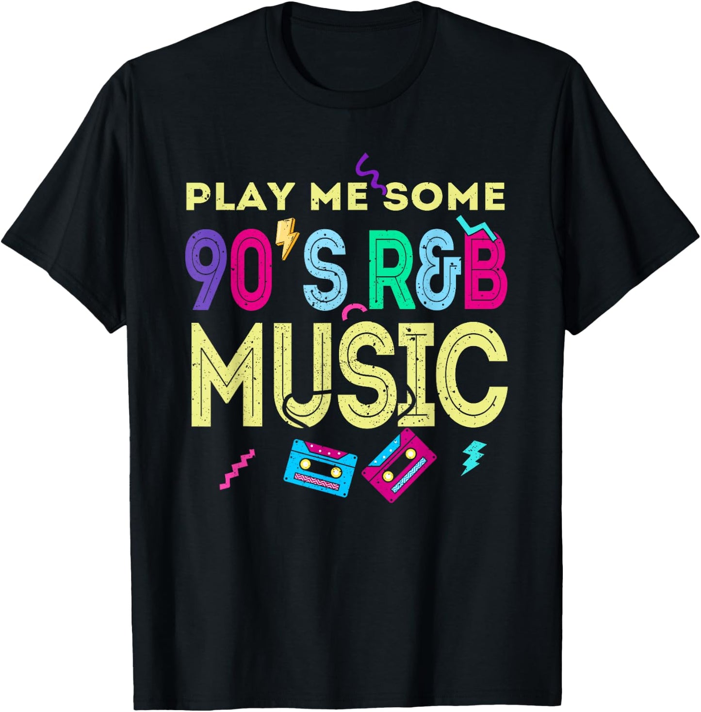 R&B Artist girls Vintage 90 s r and b graphic T-Shirt - T-Shirt | Black