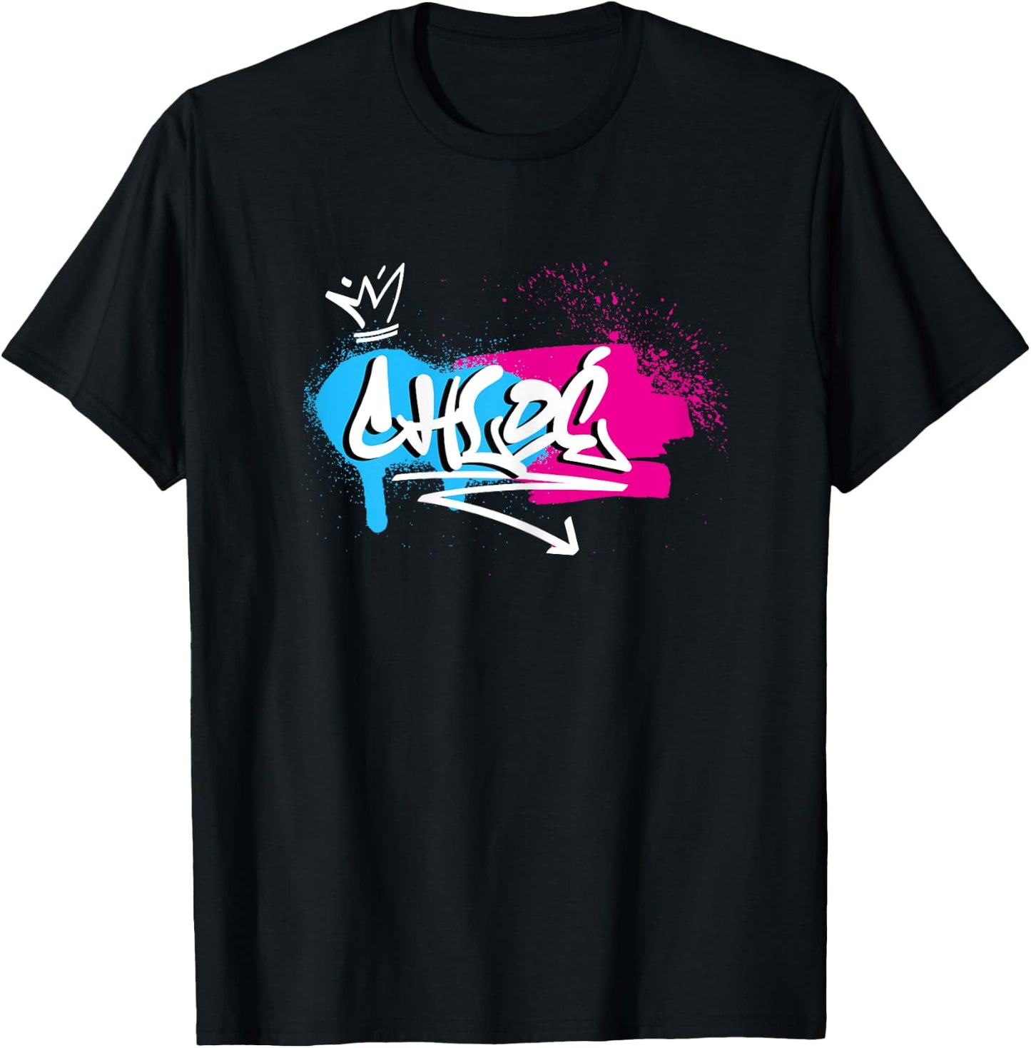 Ladies Girls Funny Funny Gift for Chloé , Black T-Shirt - T-Shirt | Black