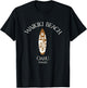 Waikiki Beach Oahu Hawaii Vintage Surfboard T-Shirt - T-Shirt | Black