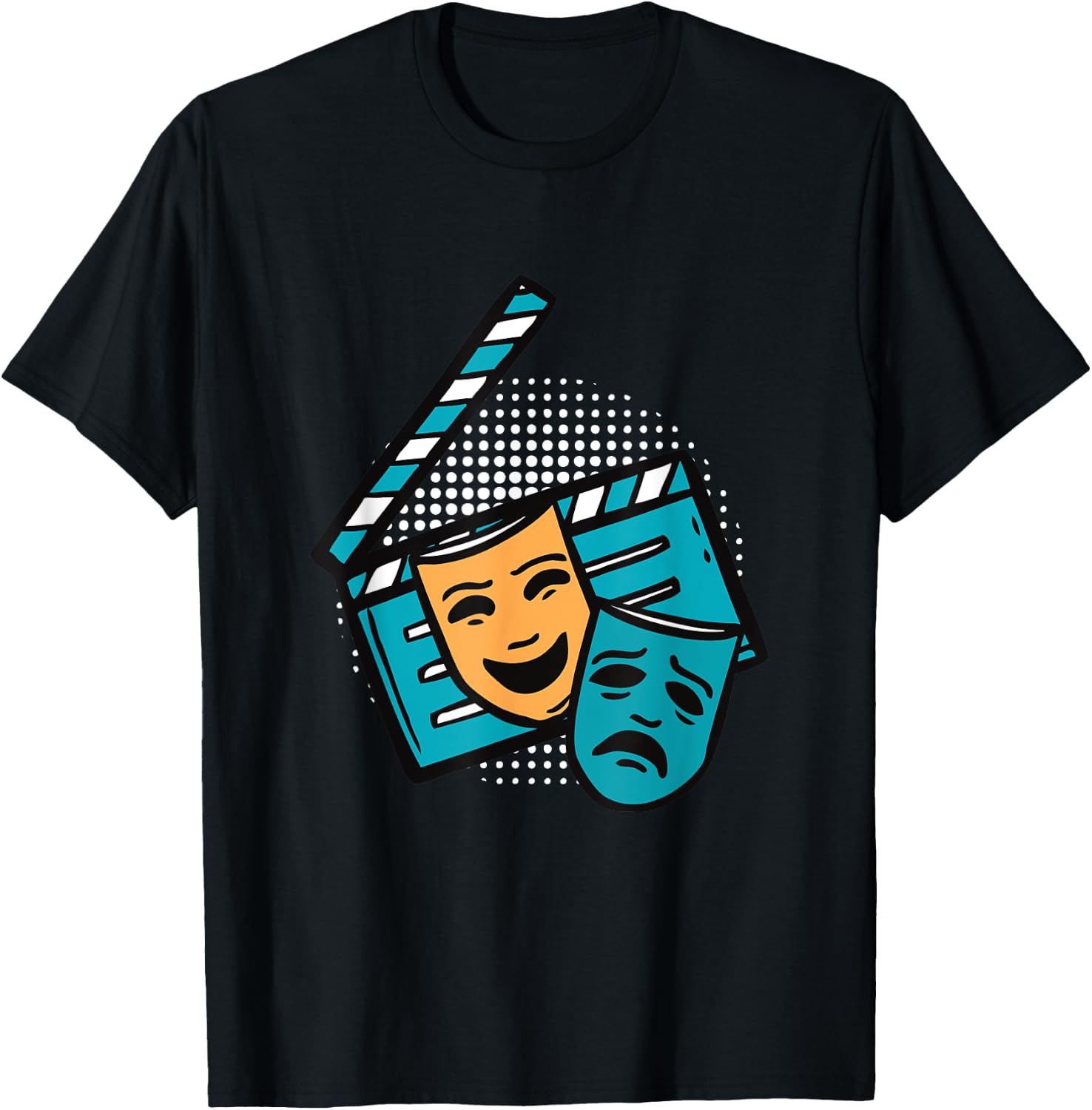 Acting Clapperboard Theatre Actor Film actress T-Shirt - T-Shirt | Black
