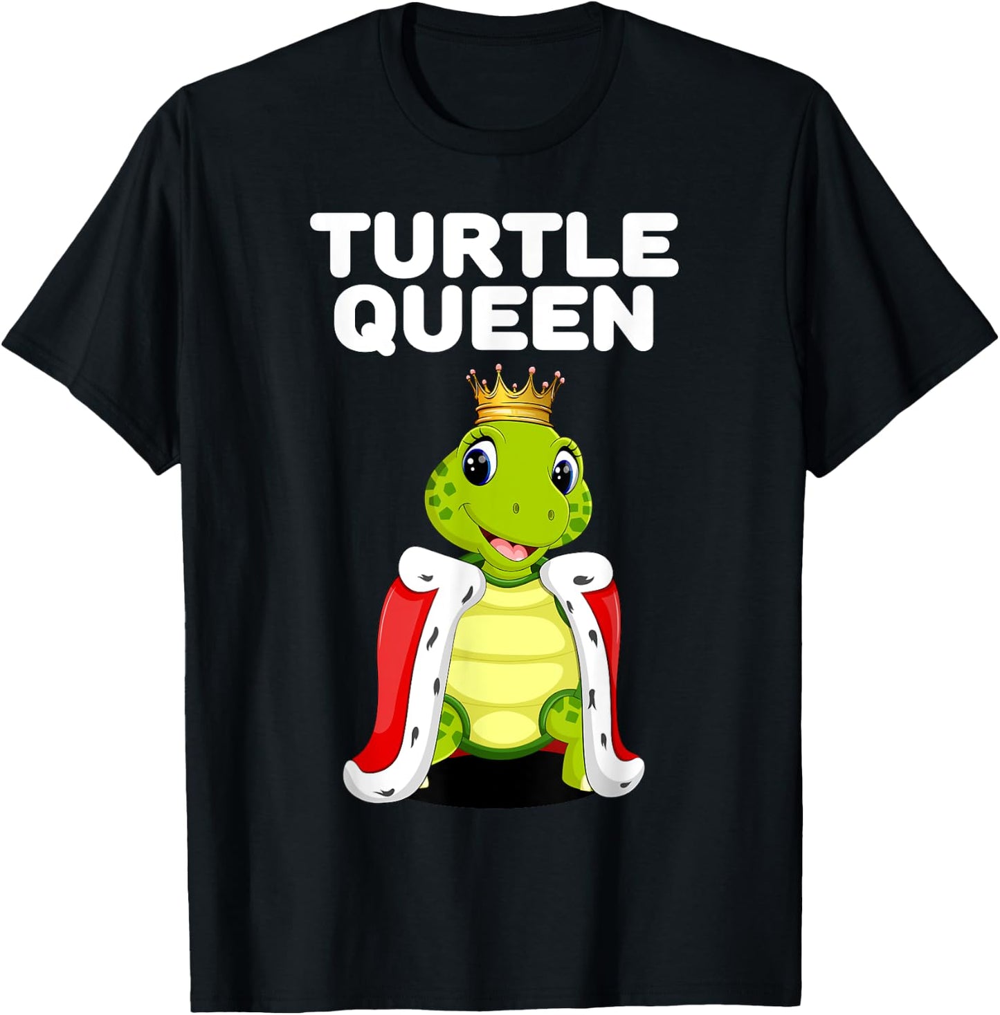 Turtle Queen | Turtle Lover Shirt Tortoise Pet Turtle T-Shirt - T-Shirt | Black