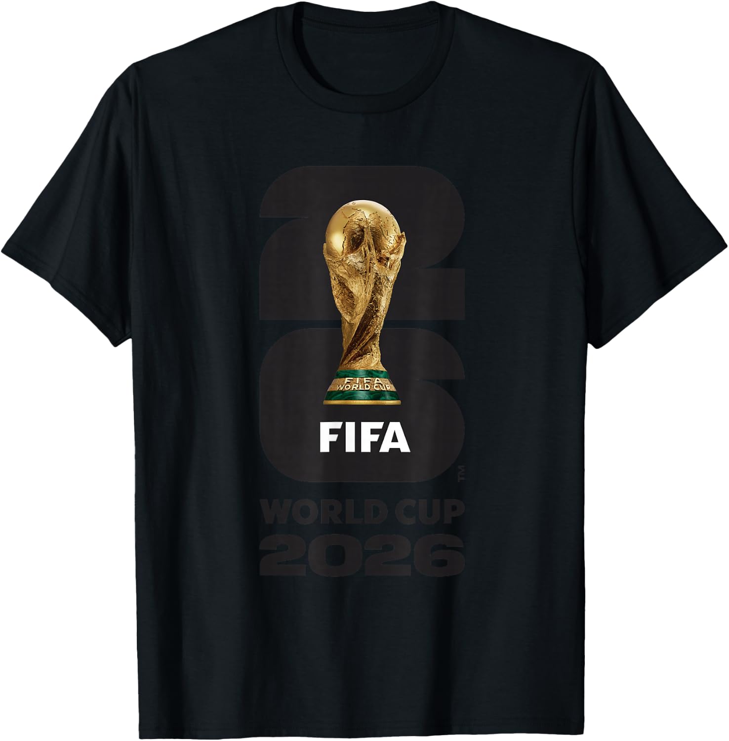 FIFA World CUP26 FIFA Gold TROPHÉE T-Shirt - T-Shirt | Black