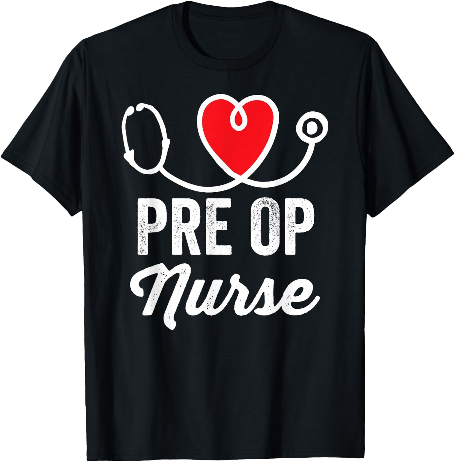 Pre OP Nurse Medical Nursing RN Staff Nurse's Day T-Shirt - T-Shirt | Black