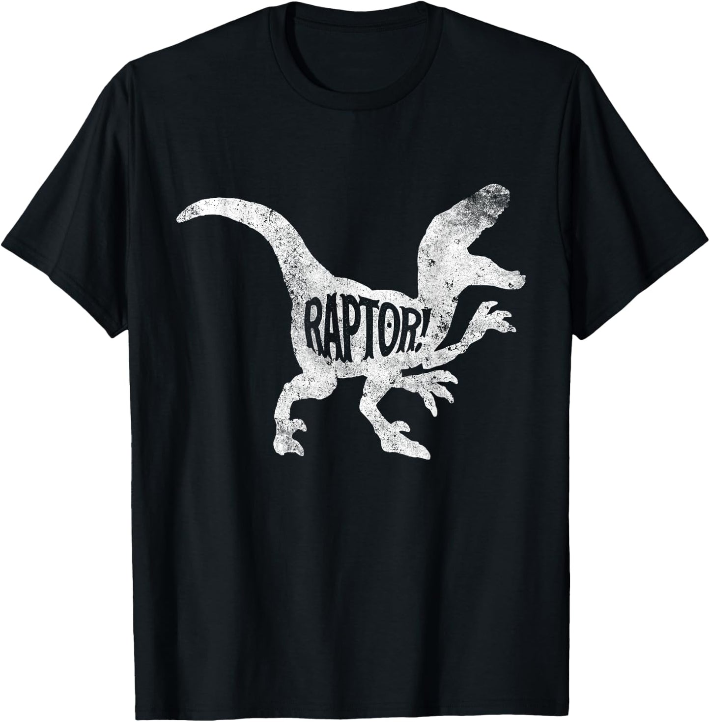 Love Velociraptor Raptor Dinosaur Gift Prehistory T-Shirt - T-Shirt | Black
