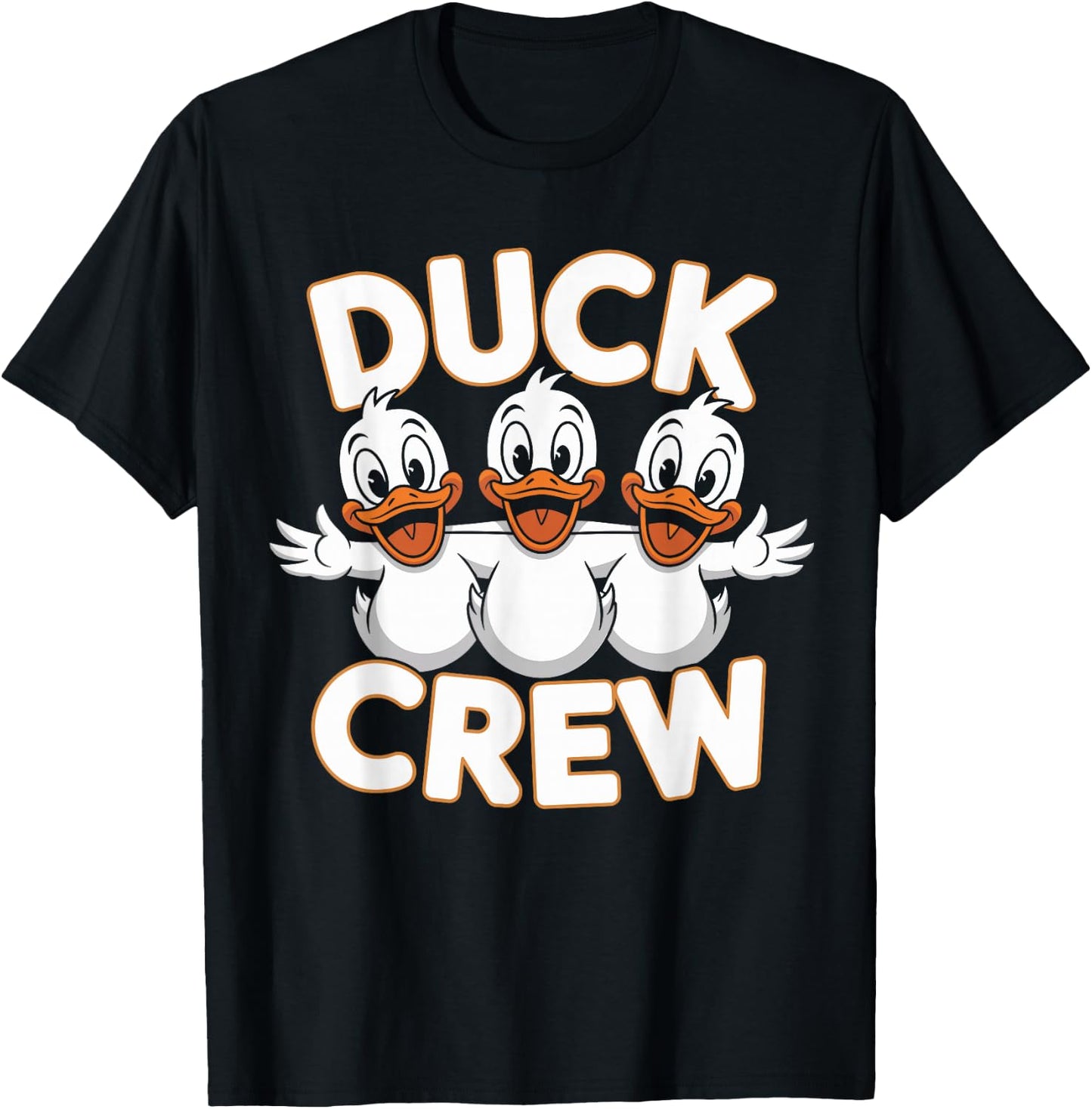 Duck Crew | Ducks Product | Duck Lover Stuff | Duck T-Shirt - T-Shirt | Black