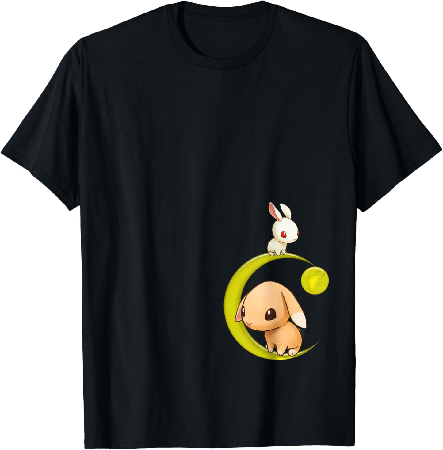 Official Harvest Moon Rabbit T-Shirt - T-Shirt | Black