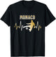 Gift Supporter Monaco Football Monegasque , Black, S T-Shirt - T-Shirt | Black