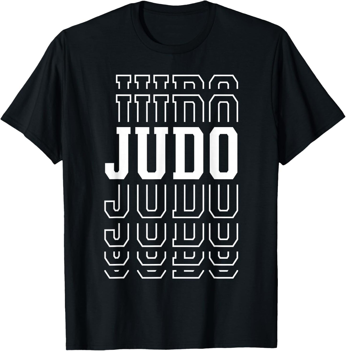 Judo Funny Layered Text Instructor Coach Youth T-Shirt - T-Shirt | Black