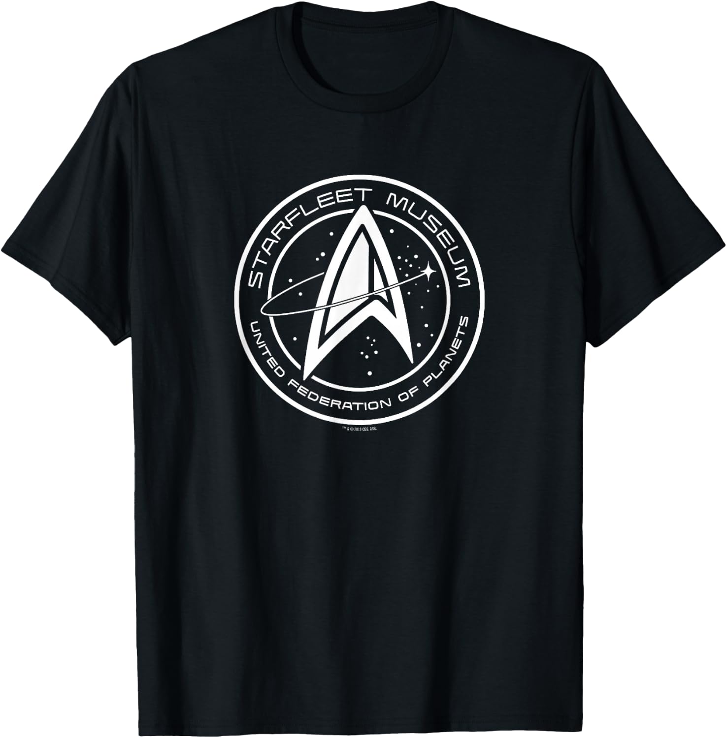 Star Trek Museum Starfleet , Black T-Shirt - T-Shirt | Black