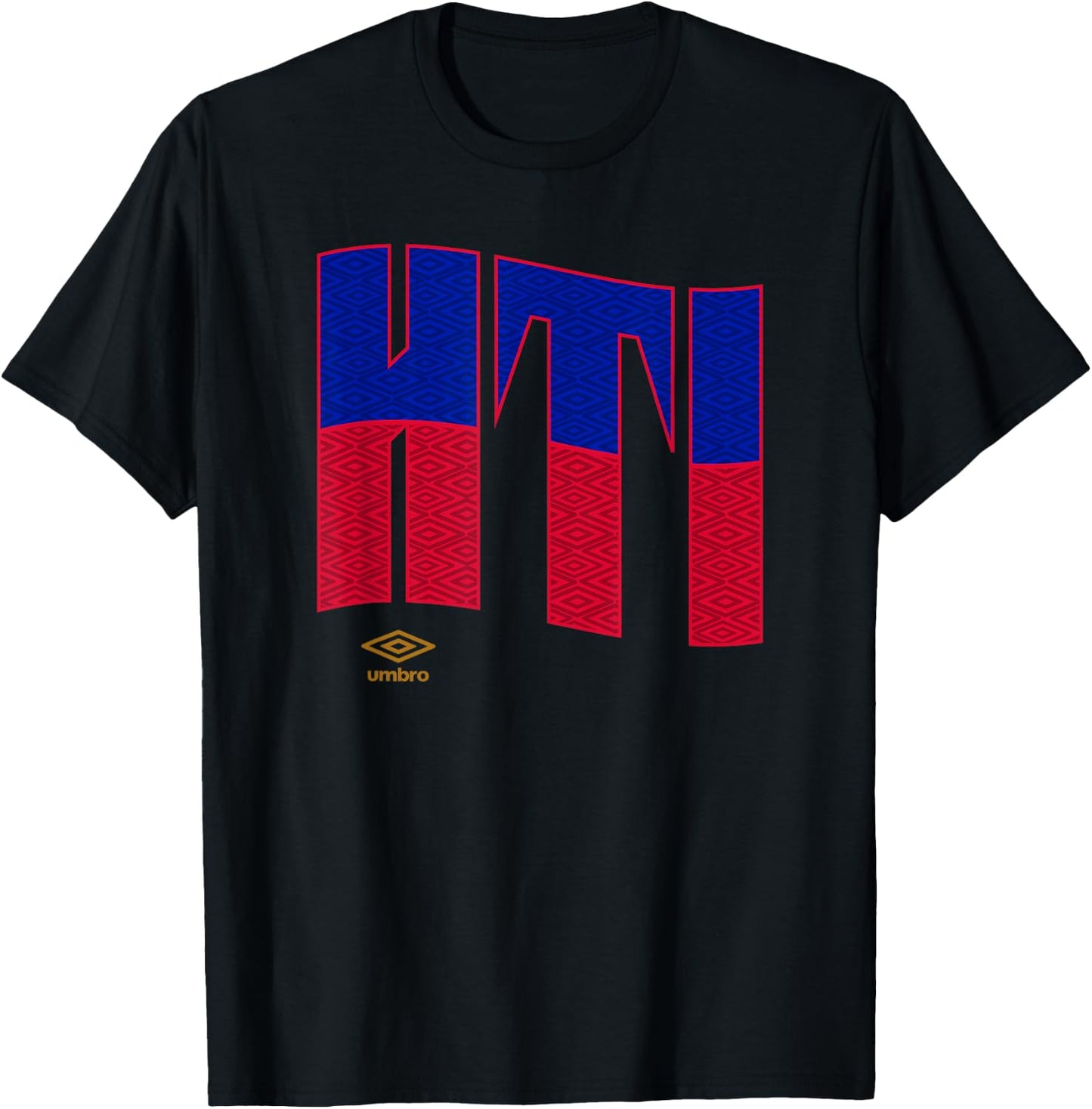Umbro International Soccer Wavy Haiti Logo T-Shirt - T-Shirt | Black