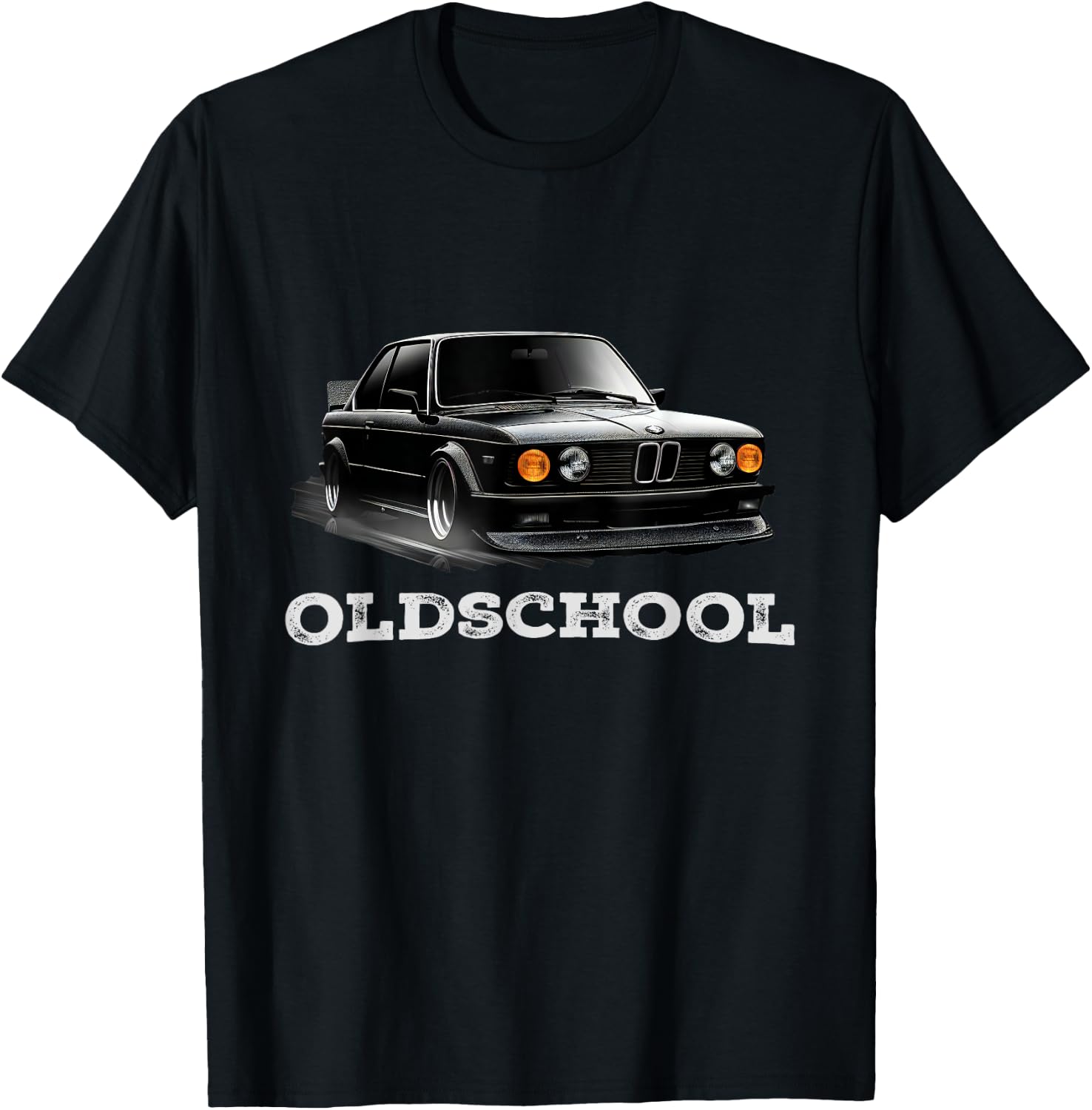 Retro Tuning Oldtimer Geschenk für Mechaniker und Schrauber T-Shirt - T-Shirt | Black