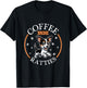 Coffee and Rat Terrier T-Shirt - T-Shirt | Black