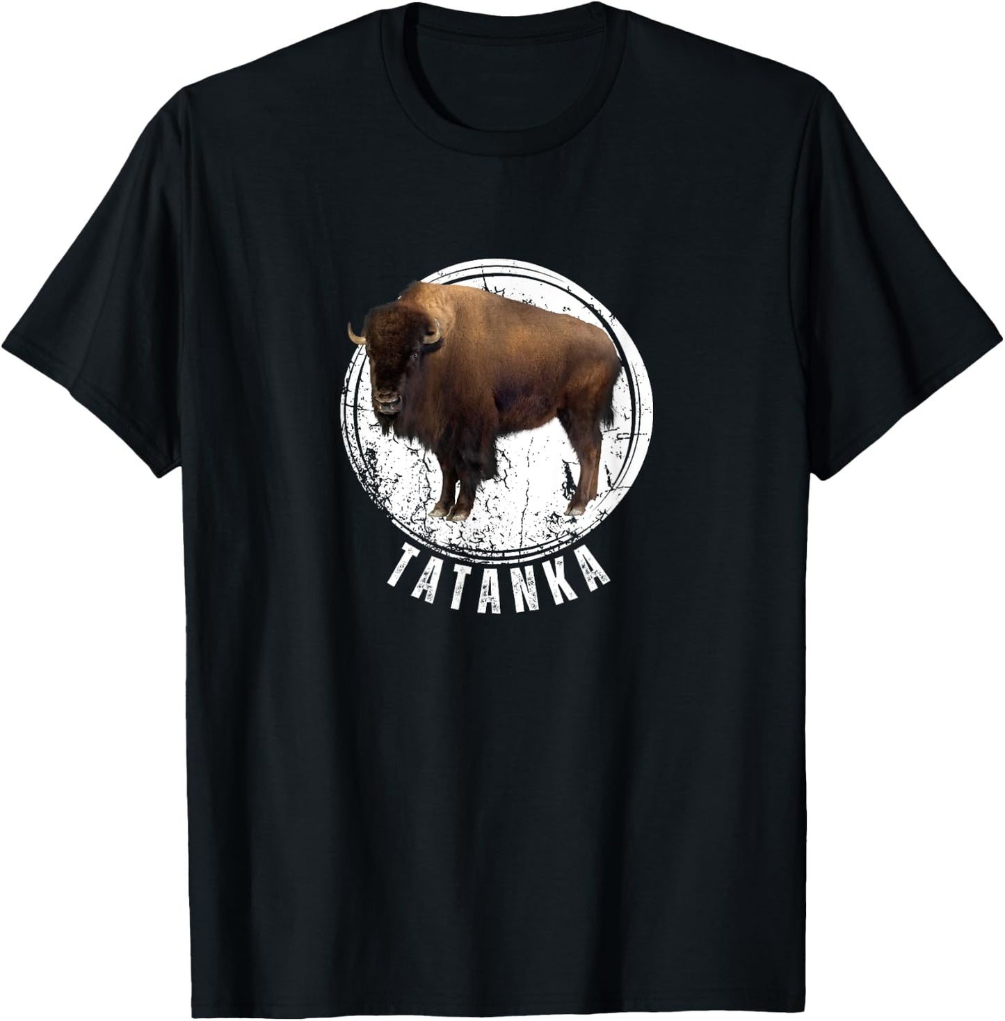 Tatanka Shirt Buffalo Bison Tatanka Animal T-Shirt - T-Shirt | Black