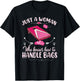 Just a woman who knows how to handle bags | Women Cornhole T-Shirt - T-Shirt | Black