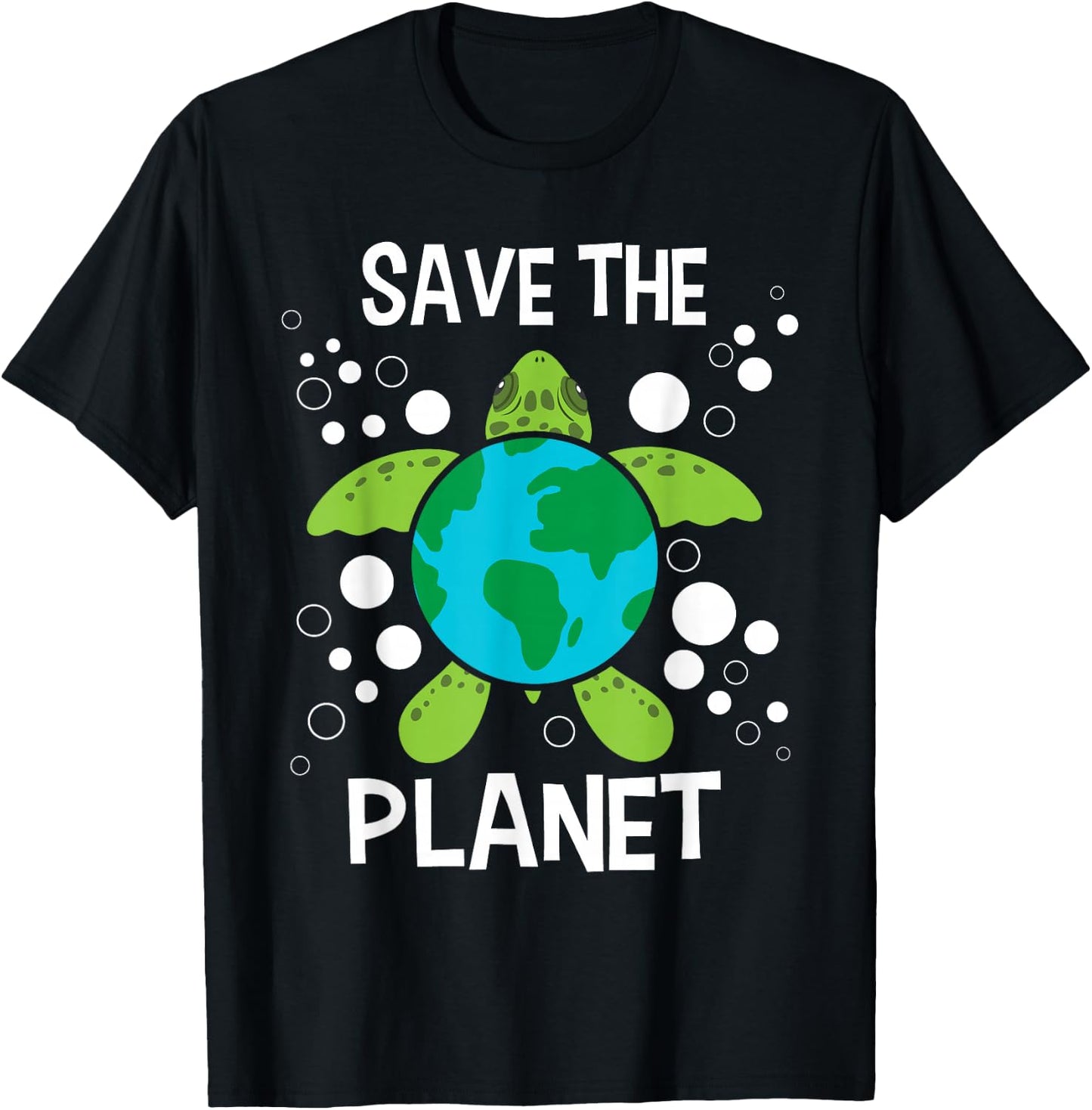 Save The Planet - Environmental Protection Earth Day Climate T-Shirt - T-Shirt | Black
