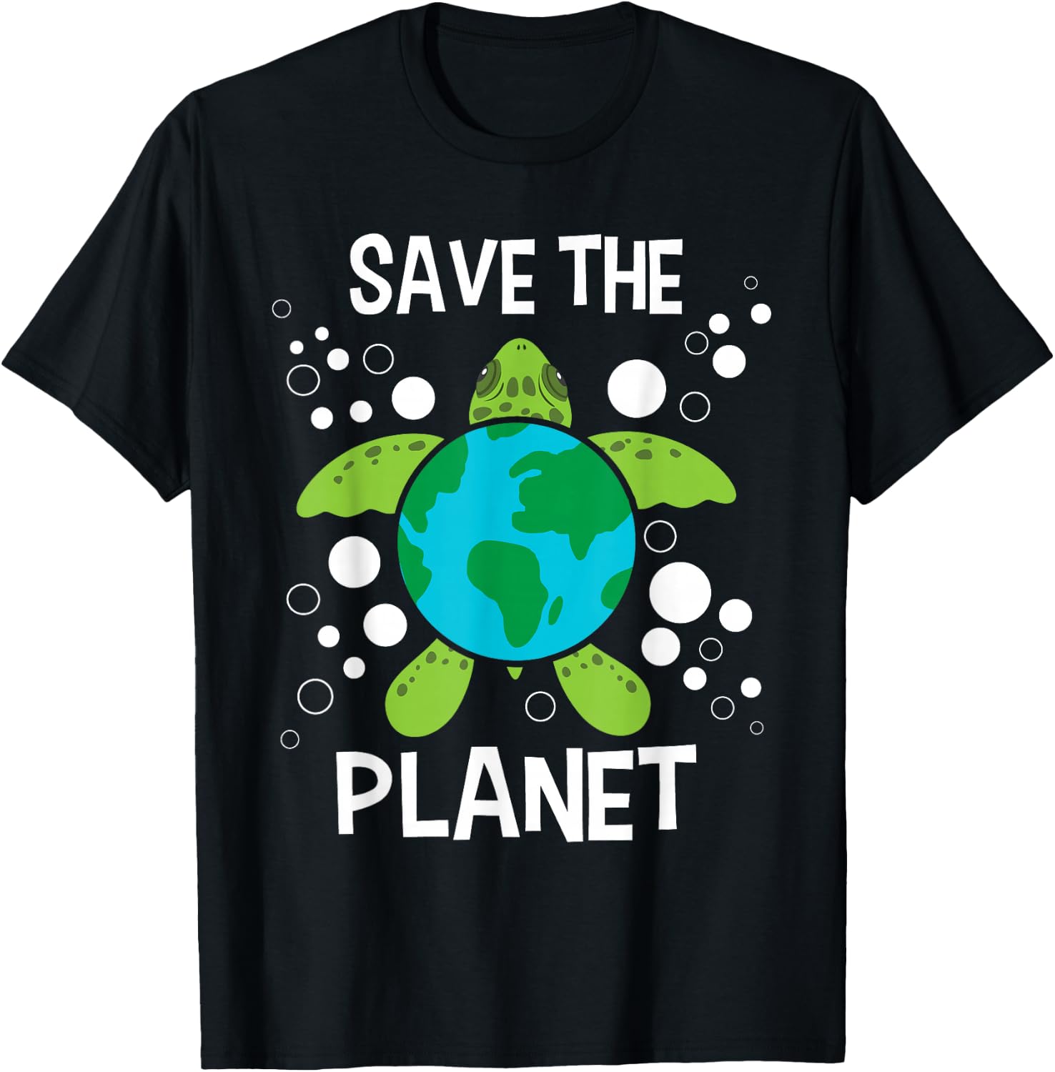 Save The Planet - Environmental Protection Earth Day Climate T-Shirt - T-Shirt | Black