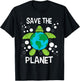 Save The Planet - Environmental Protection Earth Day Climate T-Shirt - T-Shirt | Black