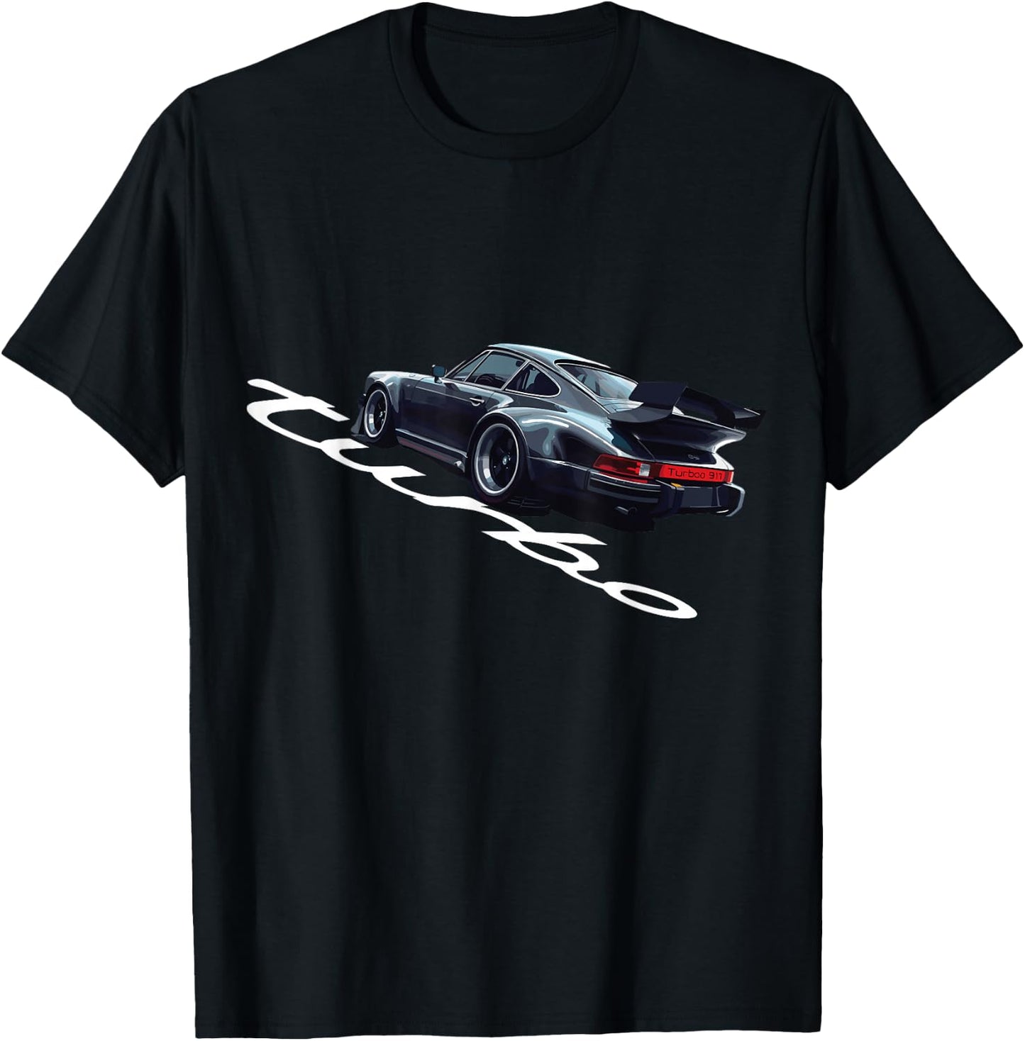 964 911 Sports Car Turbo , Black, S T-Shirt - T-Shirt | Black