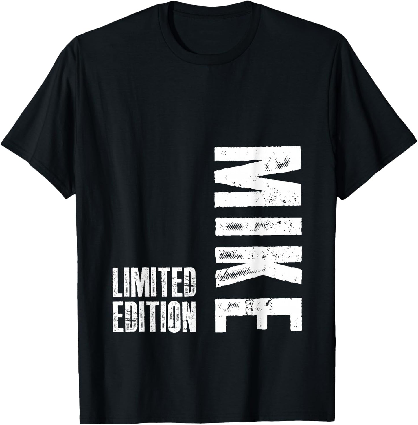 Herren, Erwachsene Männer, insbesondere Väter und Brüder, Geschenke, Schwarz, S, Klassisch, Crew-Ausschnitt, Abgerundete Manschette, Einfarbig T-Shirt - T-Shirt | Black