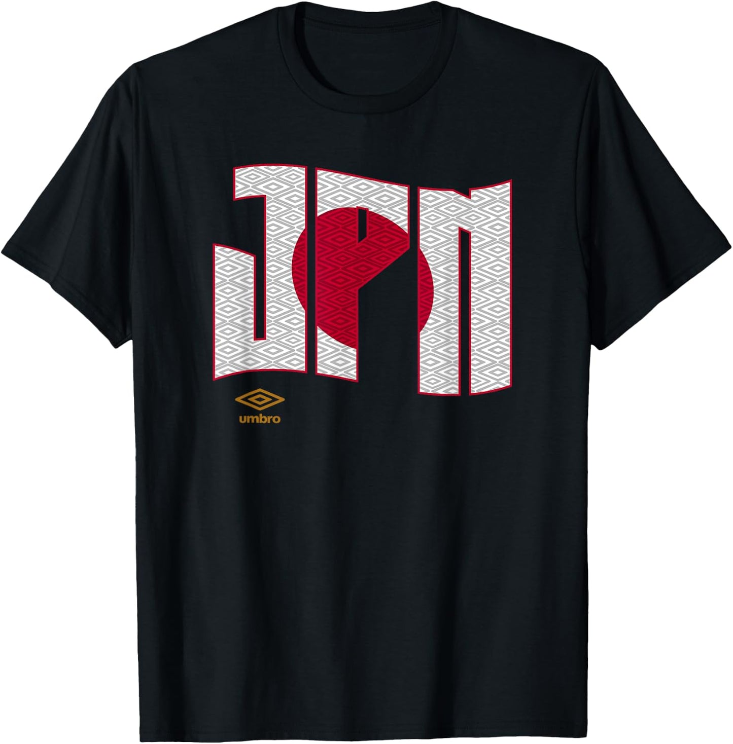 Umbro International Soccer Wavy Japan Logo T-Shirt - T-Shirt | Black