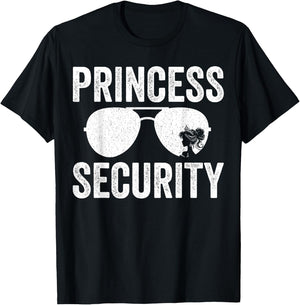 Princess Security Halloween Costume Dad Boy T-Shirt - T-Shirt | Black