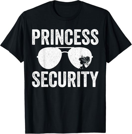 Princess Security Halloween Costume Dad Boy T-Shirt - T-Shirt | Black
