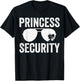 Princess Security Halloween Costume Dad Boy T-Shirt - T-Shirt | Black