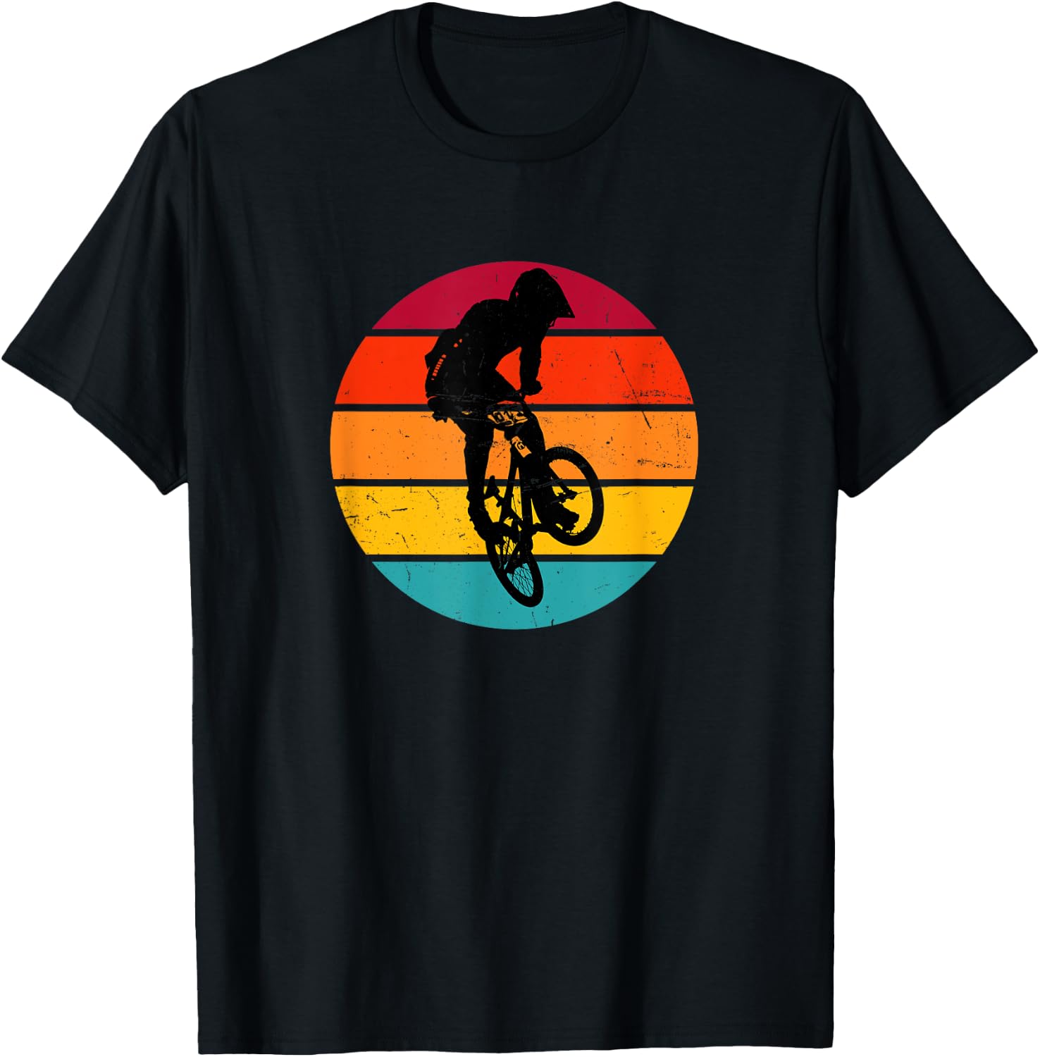 Radfahren Herren bmx bmx jungen Damen bmx fahrrad T-Shirt - T-Shirt | Black