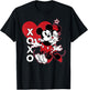 Disney Mickey & Minnie XOXO Valentine’s Day Hugs and Kisses T-Shirt - T-Shirt | Black