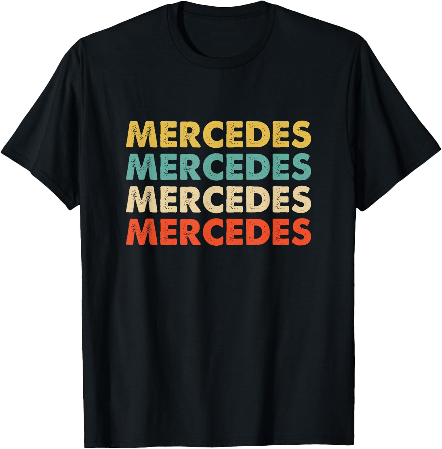 Name Mercedes T-Shirt - T-Shirt | Black