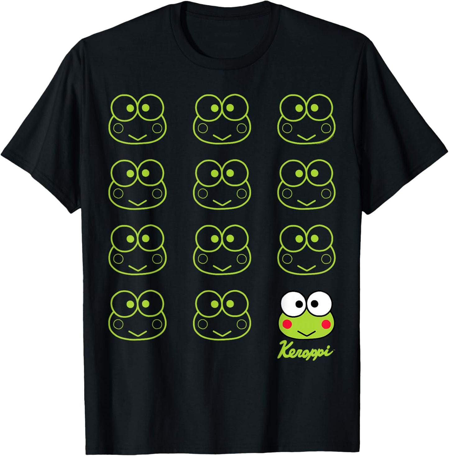 Keroppi Real T-Shirt - T-Shirt | Black