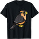 Peruvian Falcon Cartoon | Cute Aplomado Falcon Subspecies T-Shirt - T-Shirt | Black