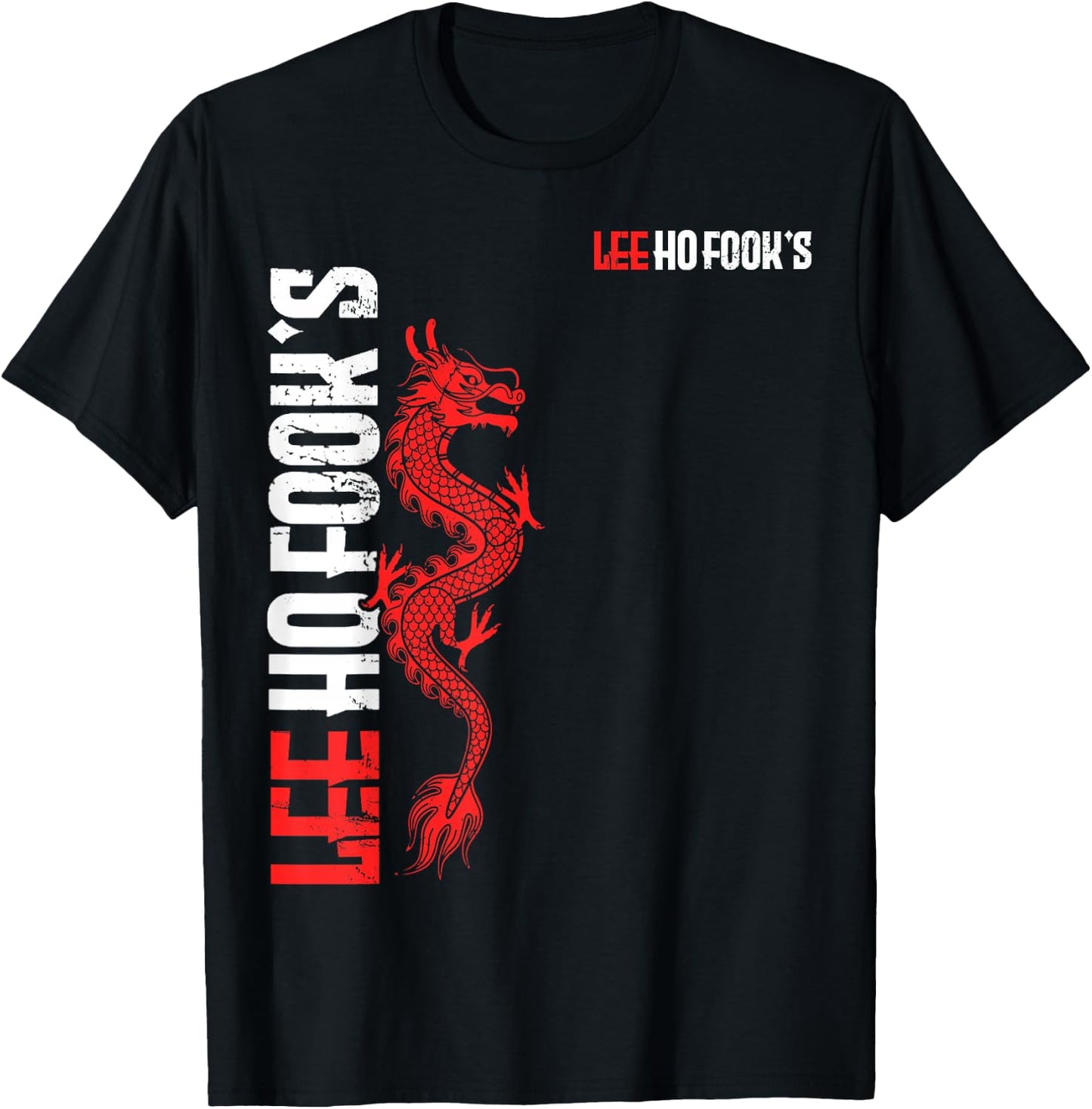 Vintage Lee Ho Fooks Chinese Restaurant China Dragon T-Shirt - T-Shirt | Black