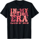 In My Senior Era Class of 2025 Groovy Senior 2025 Graduation T-Shirt - T-Shirt | Black