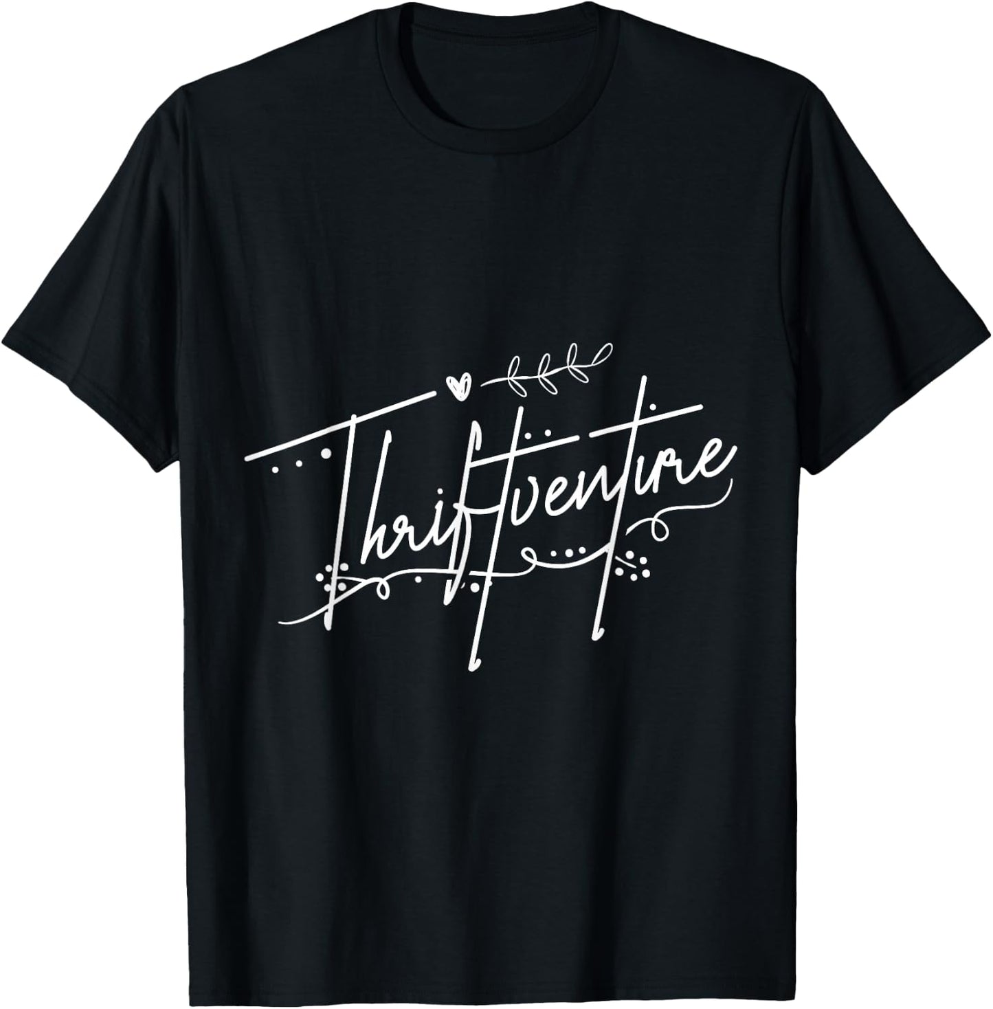 Thrifting Thrift Store Shop Thriftventure T-Shirt - T-Shirt | Black