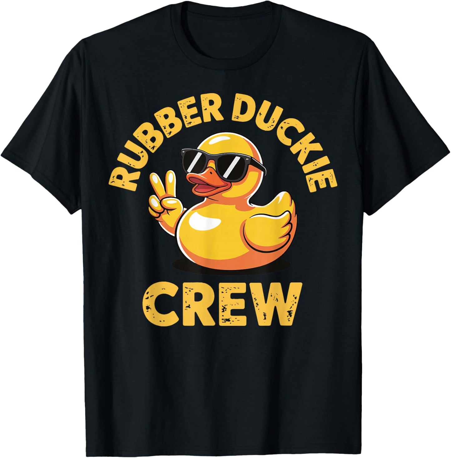 Rubber Duckie Crew T-Shirt - T-Shirt | Black
