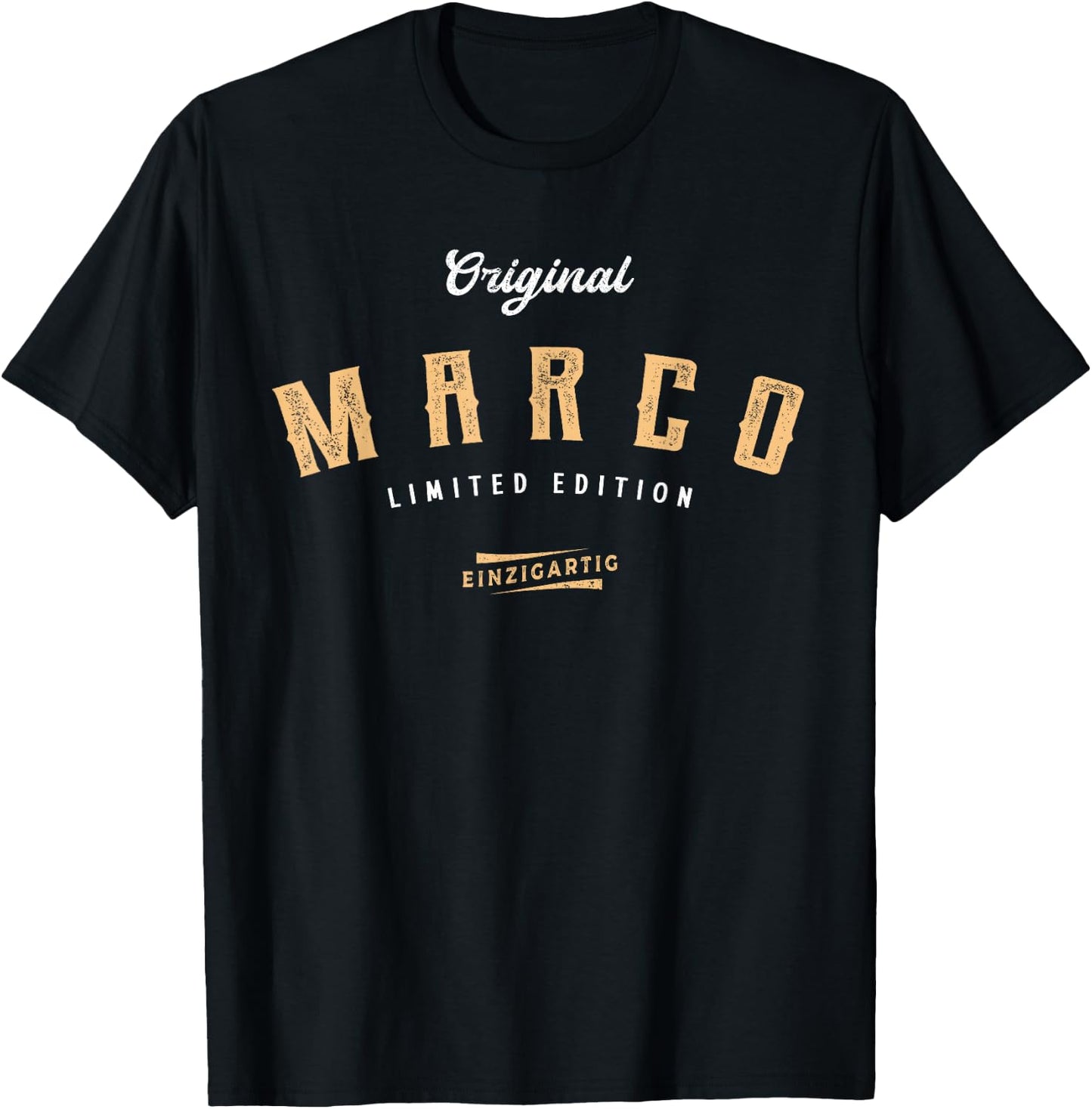 Marco Limited Edition , black T-Shirt - T-Shirt | Black