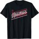 Indiana Hoosiers Retro Performer Black Officially Licensed T-Shirt - T-Shirt | Black