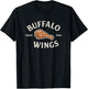 Buffalo Wings Since 1964 Chicken Wing Lover T-Shirt - T-Shirt | Black