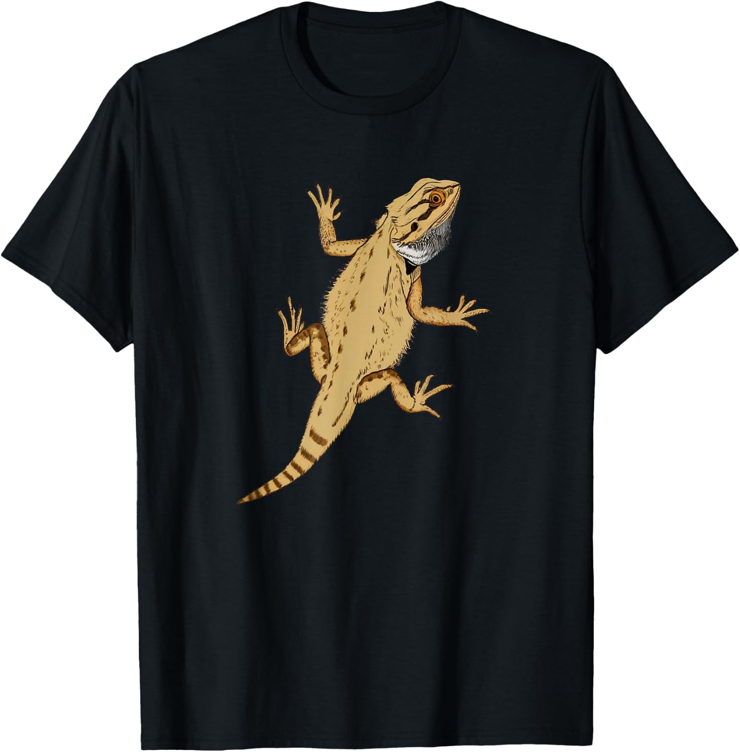 Funny Bearded Dragon Shirt Pogona Reptile Bearded Dragons T-Shirt - T-Shirt | Black