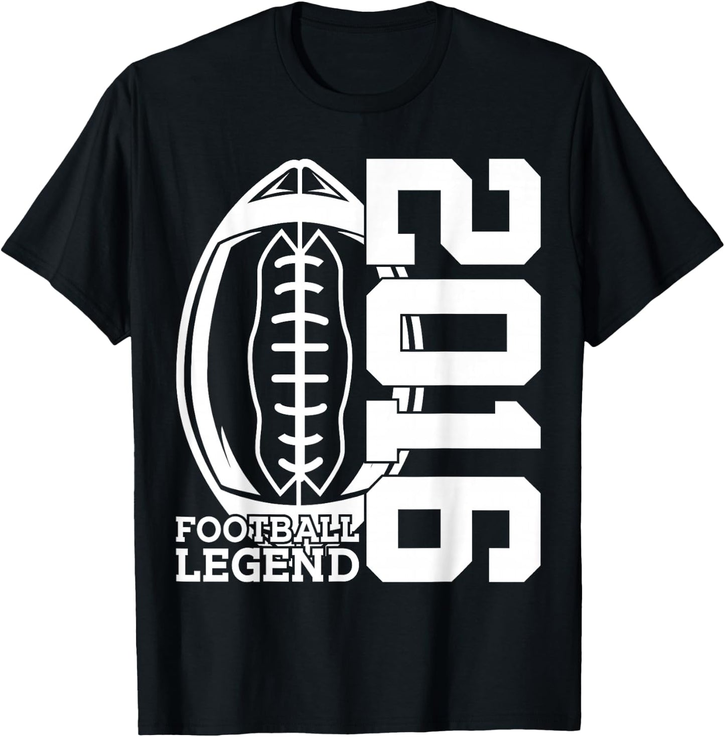 10 Years Football Legend 2016 10th Birthday T-Shirt - T-Shirt | Black
