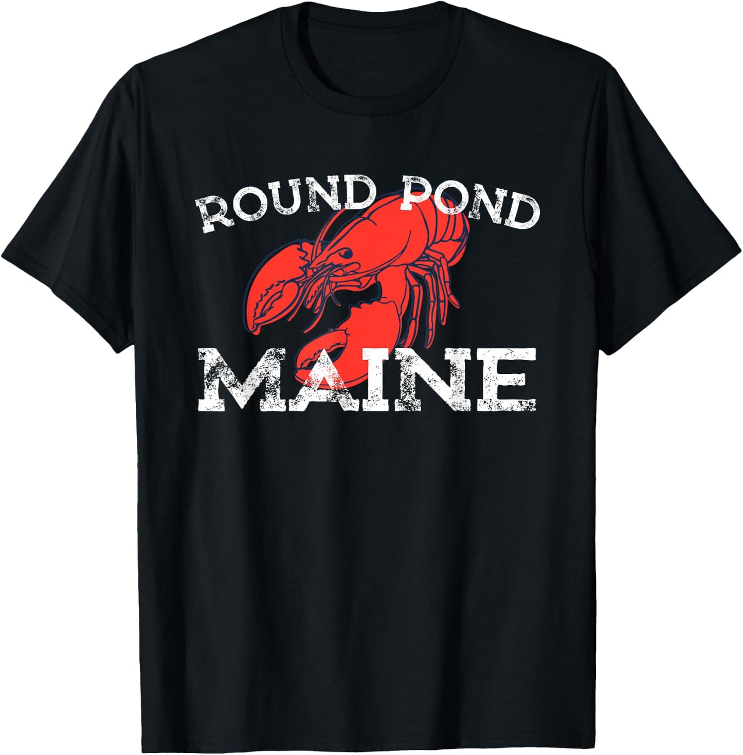 Round Pond Maine Lobster T-Shirt - T-Shirt | Black