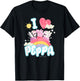 Peppa Pig Group Shot I Love Peppa Rainbow Friendship Logo T-Shirt - T-Shirt | Black