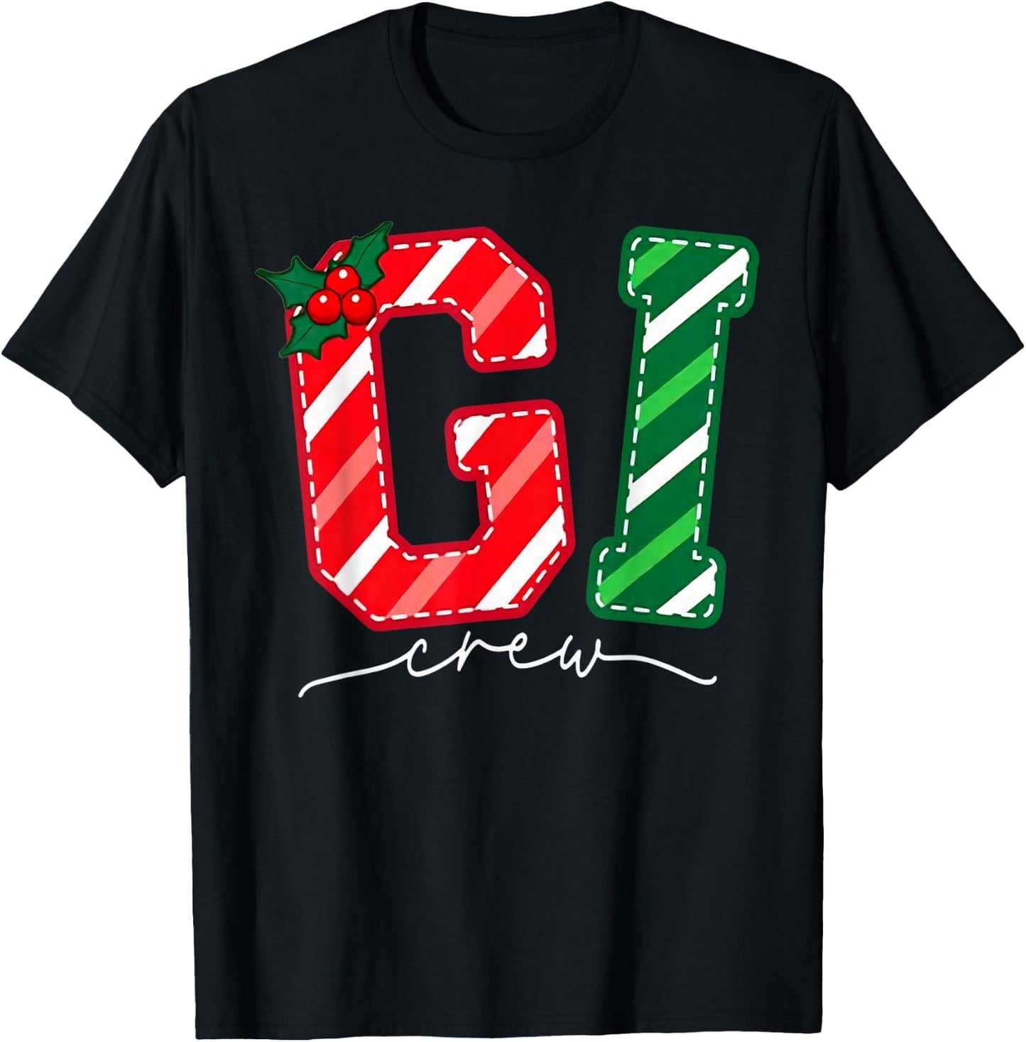 GI Crew Gastroenterology Nurse Endoscopy Tech Christmas T-Shirt - T-Shirt | Black