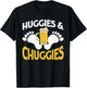 Huggies & Chuggies _ T-Shirt - T-Shirt | Black